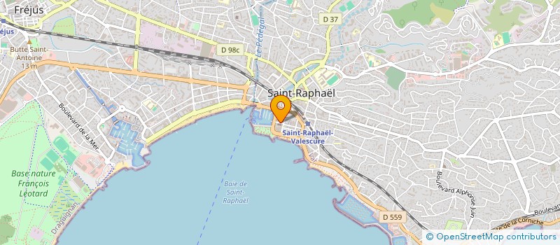 localisation de l'entreprise GIRAUD  SAINT-RAPHAEL