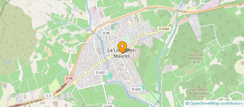 localisation de l'entreprise GIRAUD  LA LONDE-LES-MAURES