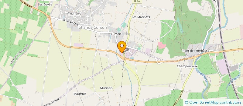 localisation de l'entreprise GIRAUD à CHANOS-CURSON