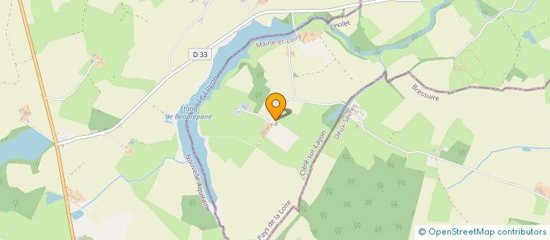 localisation de l'entreprise GIRAUD  CLERE-SUR-LAYON