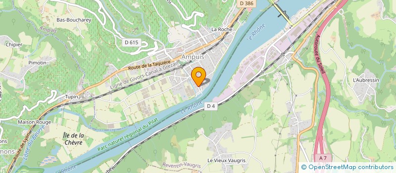 localisation de l'entreprise GIRAUD  AMPUIS