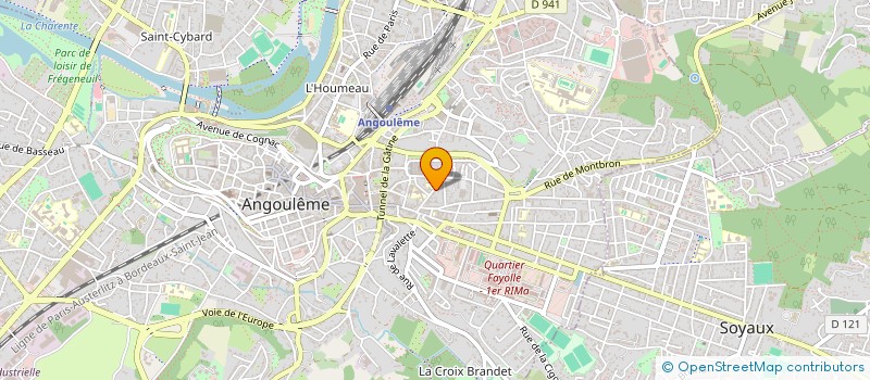 localisation de l'entreprise GIRAUD à ANGOULEME