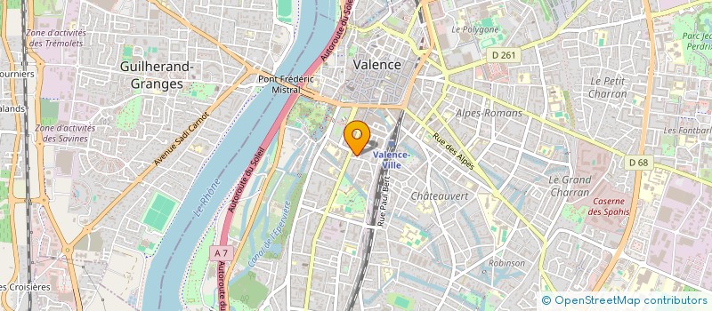 localisation de l'entreprise GIRAUD AND CO  VALENCE