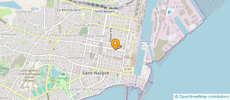 localisation de l'entreprise GIRAUD BASILE ET OLIVIA  SAINT-NAZAIRE