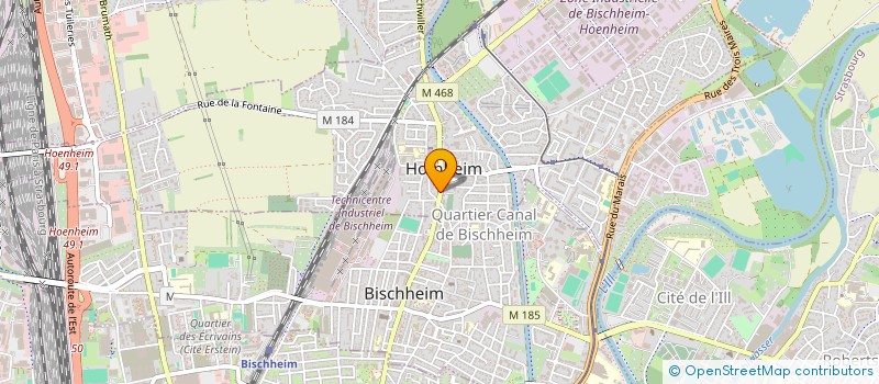 localisation de l'entreprise GIRAUD BASTET à STRASBOURG