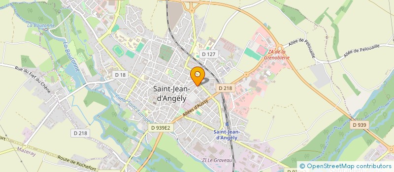 localisation de l'entreprise GIRAUD CLAUDE ET JEAN PIERRE  SAINT-JEAN-D'ANGELY