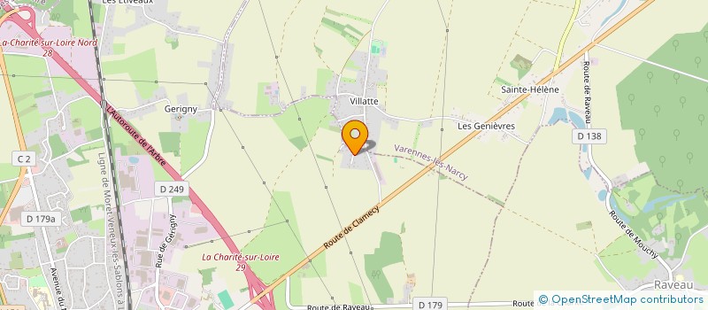 localisation de l'entreprise GIRAUD CONCEPT  LA CHARITE-SUR-LOIRE