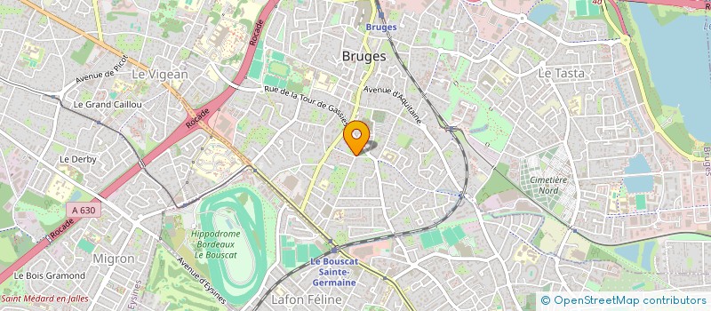 localisation de l'entreprise GIRAUD DEUX  BRUGES