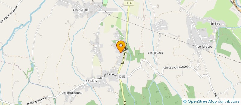 localisation de l'entreprise GIRAUD DOMINIQUE à LABRUGUIERE