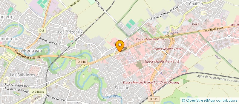 localisation de l'entreprise GIRAUD ELEC à NIORT