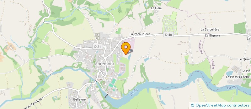 localisation de l'entreprise GIRAUD FABRICE à L'AIGUILLON-SUR-VIE
