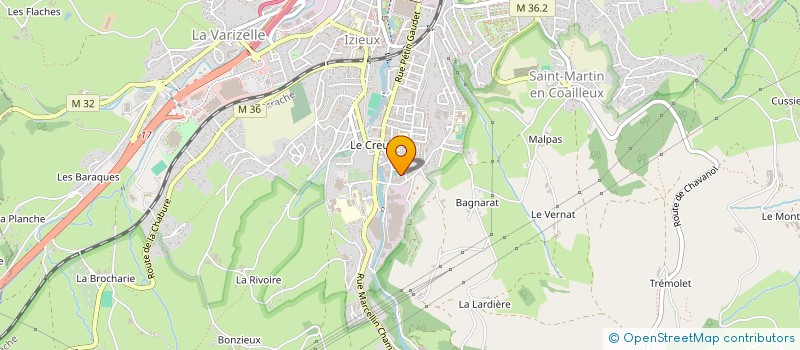 localisation de l'entreprise GIRAUD FINANCE à SAINT-CHAMOND