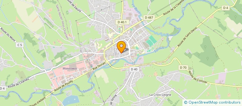 localisation de l'entreprise GIRAUD IMMOBILIER  CHARLIEU