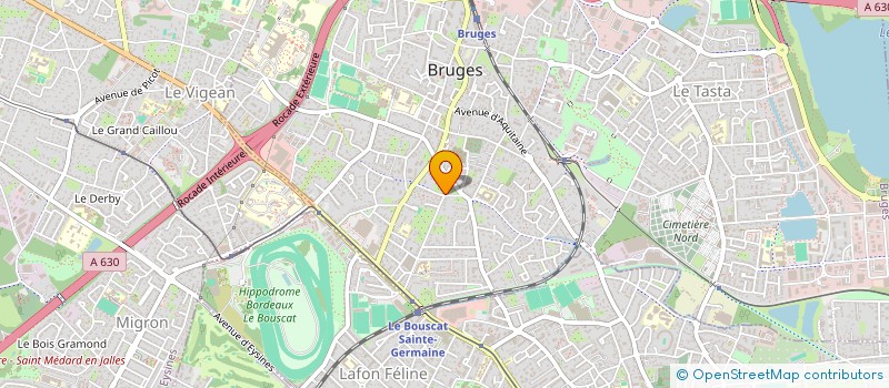 localisation de l'entreprise GIRAUD IMMOBILIER  BRUGES