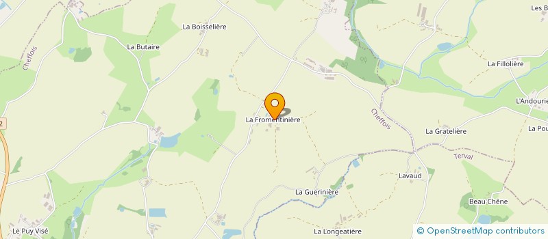 localisation de l'entreprise GIRAUD JM ET C  CHEFFOIS