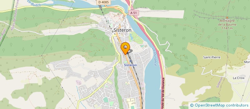 localisation de l'entreprise GIRAUD MAX JEAN MICHEL FRANCOISE  SISTERON