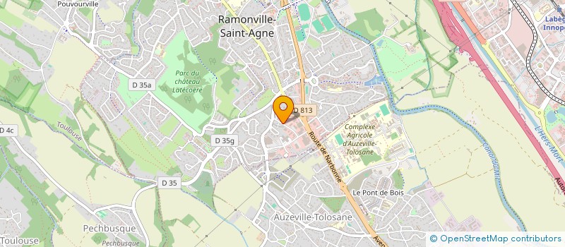 localisation de l'entreprise GIRAUD MIDI PYRENEES à RAMONVILLE-SAINT-AGNE