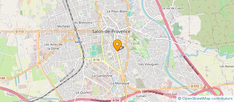 localisation de l'entreprise GIRAUD / ROUVET  SALON-DE-PROVENCE