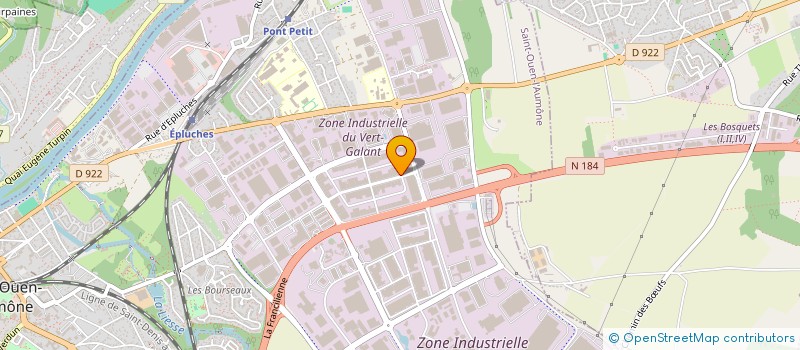 localisation de l'entreprise GIRAUD SA à SAINT-OUEN-L'AUMONE