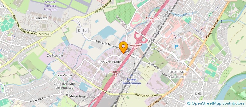 localisation de l'entreprise GIRAUD-SERIN  PORTET-SUR-GARONNE