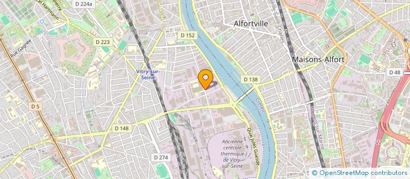 localisation de l'entreprise GIRAUD VOLUME à VITRY-SUR-SEINE