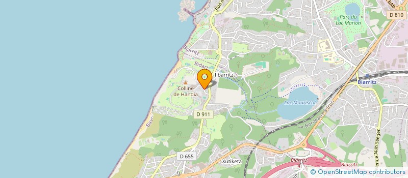 localisation de l'entreprise GIRAUDEAU à BIDART