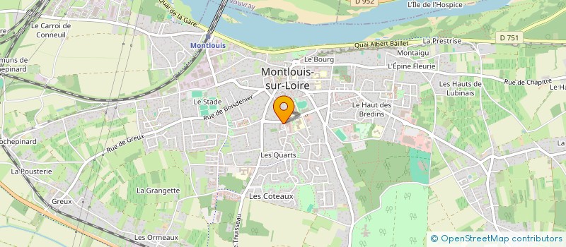 localisation de l'entreprise GIRAUDEAU IMMOBILIER à MONTLOUIS-SUR-LOIRE
