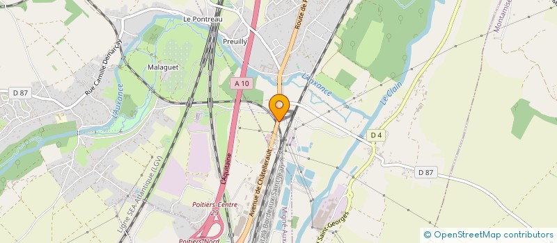 localisation de l'entreprise GIRAUDET DISTRIBUTION  CHASSENEUIL-DU-POITOU