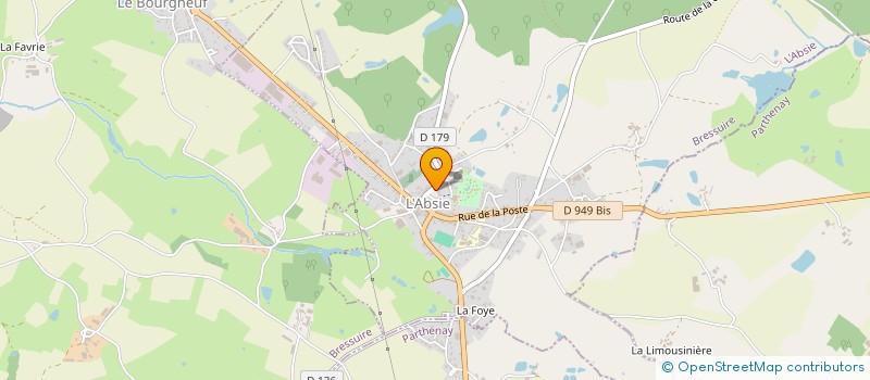 localisation de l'entreprise GIRAUDET ENERGIE 79  L'ABSIE