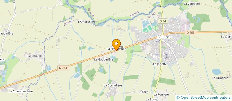 localisation de l'entreprise GIRAUDET PELLOQUIN à FALLERON