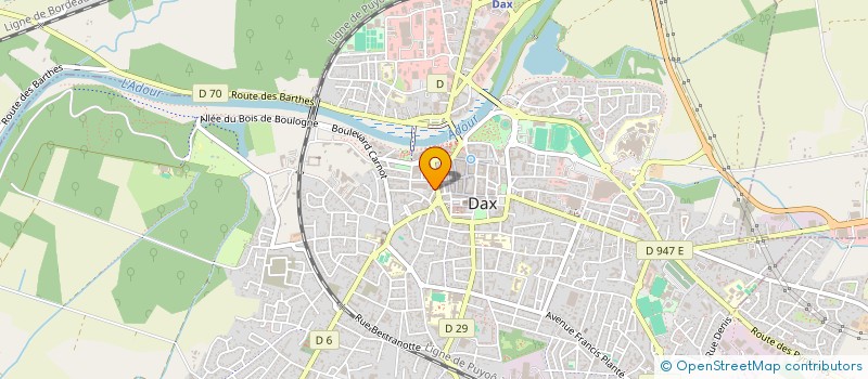 localisation de l'entreprise GIRAUDET SAINT PAUL LES DAX  DAX