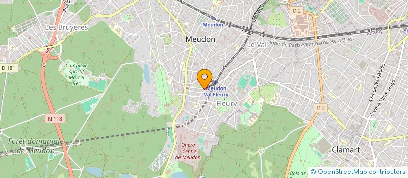 localisation de l'entreprise GIRAUDIERE D'AGUESSEAU à MEUDON