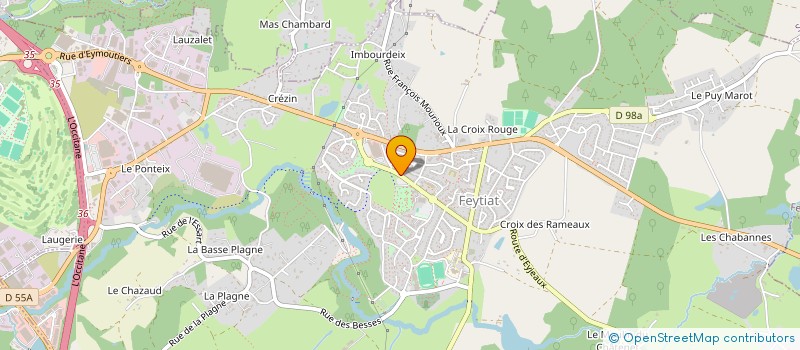 localisation de l'entreprise GIRAUDIS à FEYTIAT