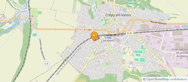 localisation de l'entreprise GIRAUDON COMBUSTIBLES à ROUVILLE