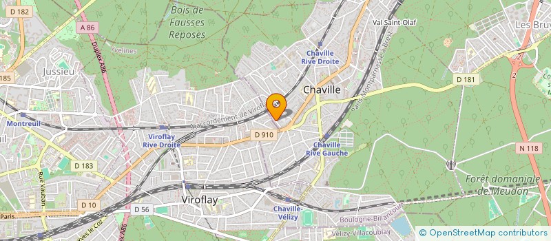 localisation de l'entreprise GIRAUDOUX SAINT AIGNAN à CHAVILLE
