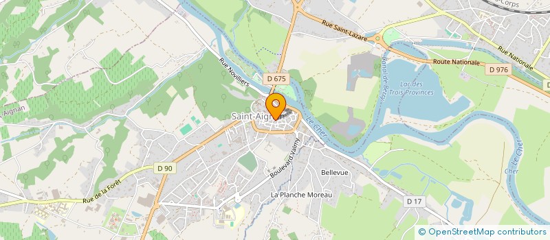 localisation de l'entreprise GIRAULT B à SAINT-AIGNAN