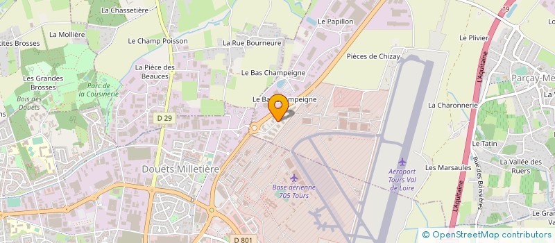 localisation de l'entreprise GIRAULT MOTOCULTURE à PARCAY-MESLAY