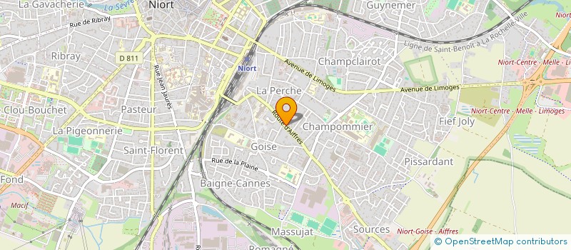 localisation de l'entreprise GIRAYGO  NIORT