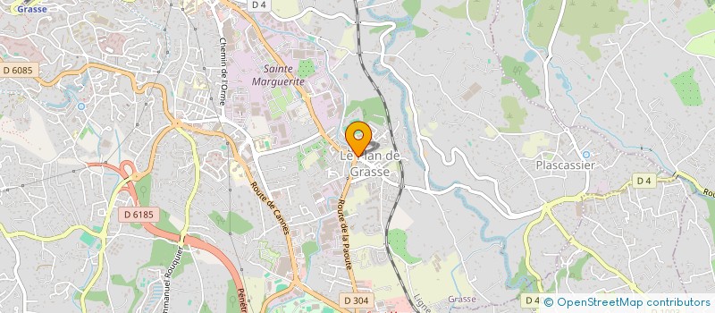 localisation de l'entreprise GIRBOT  GRASSE