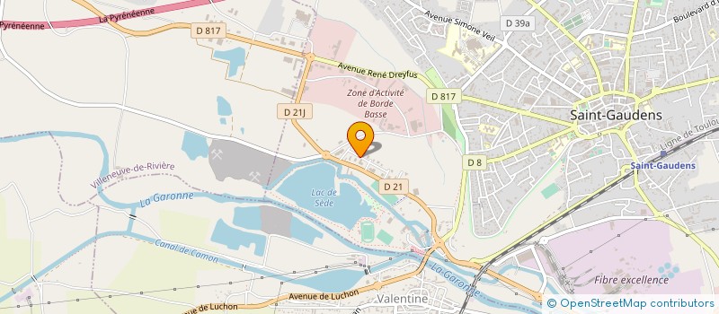 localisation de l'entreprise GIRCODEP  SAINT-GAUDENS