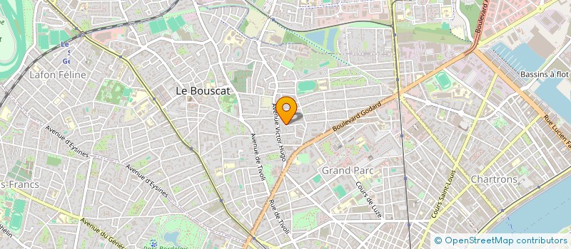 localisation de l'entreprise GIRDOR  LE BOUSCAT