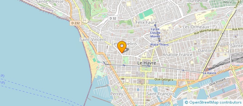 localisation de l'entreprise GIRELIER  LE HAVRE