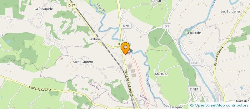 localisation de l'entreprise GIRERD DISTRI  BRIVE-LA-GAILLARDE