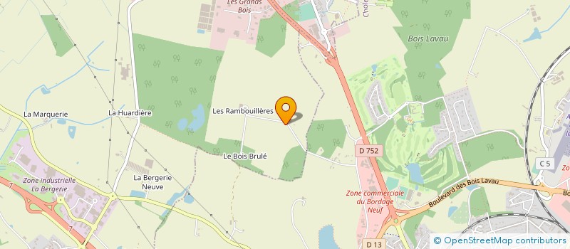 localisation de l'entreprise GIRET-CAILLEAU à LA SEGUINIERE