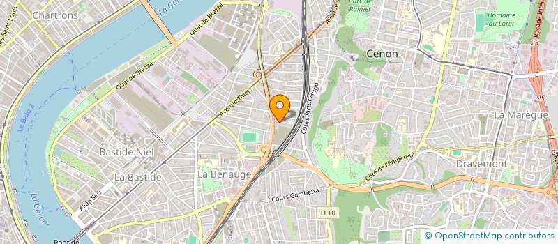 localisation de l'entreprise GIRET DI&C  CENON