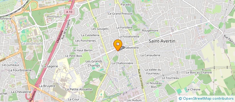 localisation de l'entreprise GIRFAL  SAINT-AVERTIN