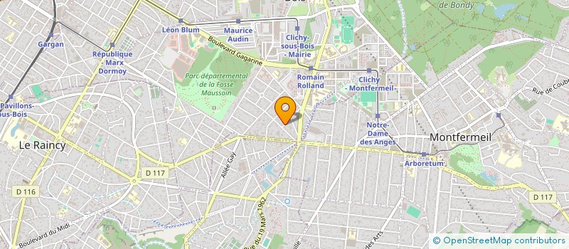 localisation de l'entreprise GIRGIS GIRGIS à CLICHY-SOUS-BOIS