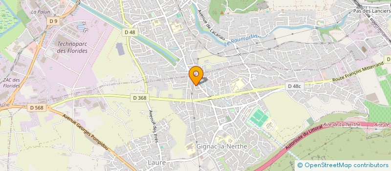 localisation de l'entreprise GIRIEL à GIGNAC-LA-NERTHE
