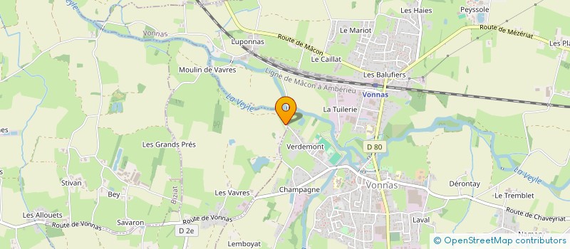 localisation de l'entreprise GIRINI  SAINT-JULIEN-SUR-VEYLE