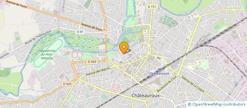 localisation de l'entreprise GIRINVEST à CHATEAUROUX